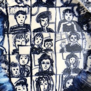 Zoom Plate Blue by Gail Altschuler, Image 2.