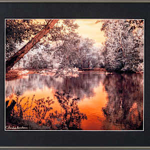 Catawaba River NC Sunset by Charles Bonham