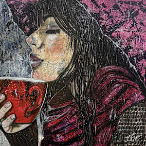Coffee Under the Umbrella by Jacquie Trombley, Image 1.