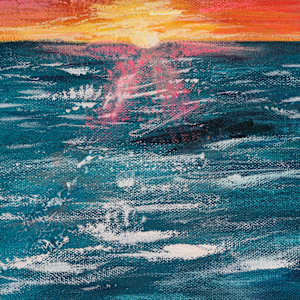 Sunset Triptych by Dacia Livingston Parker