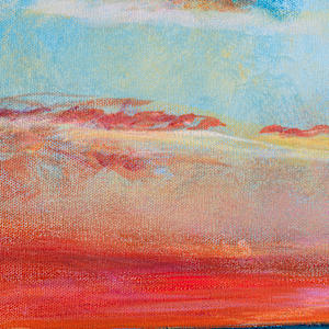 Sunset Triptych by Dacia Livingston Parker