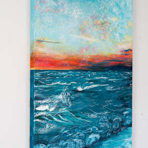 Sunset Triptych by Dacia Livingston Parker