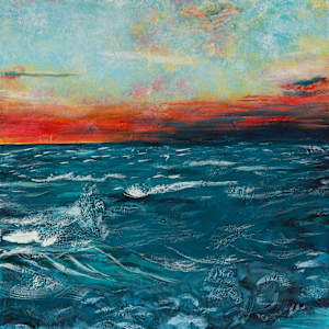 Sunset Triptych by Dacia Livingston Parker