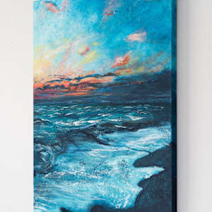 Sunset Triptych by Dacia Livingston Parker