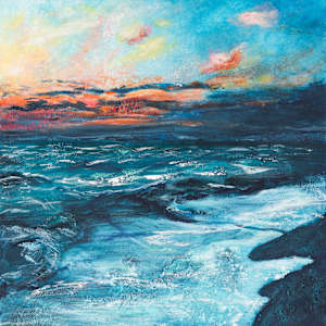 Sunset Triptych by Dacia Livingston Parker