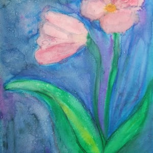 Watercolor Flowers by Tanya L Kryder