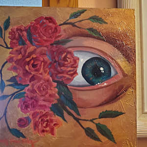 Stop to Eye the Roses by Cindy Van Kley