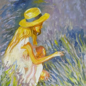 "Girl in Provence" by Mike Hoyt