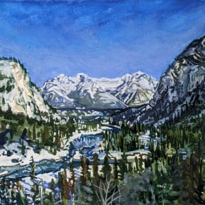 View from Fairmont Banff Springs by Anastasia Zielinski