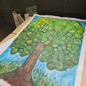 Family Tree Painting Piece by Bobbie Bonita 