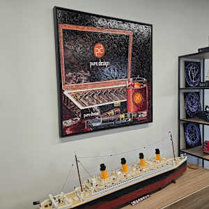 Pure Design 36x36 Commissioned Painting - COMMISSION by Kim Perry