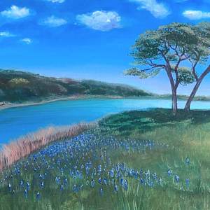 Texas Landscape by L.A. Carroll Studio