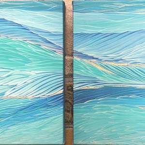 None - 2 panel embellished canvas set by L.A. Carroll Studio