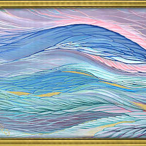 Open Heaven  (original-left panel) by L.A. Carroll Studio
