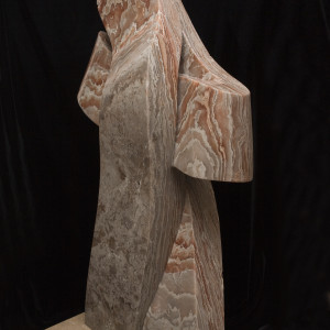 STONE SCULPTURE SINUOUS FIGURES by Robin Antar 