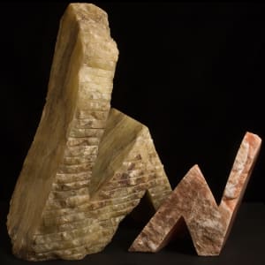 ONYX AND ALABASTER SCULPTURE INTIMIDATION AND INTIMACY by Robin Antar 