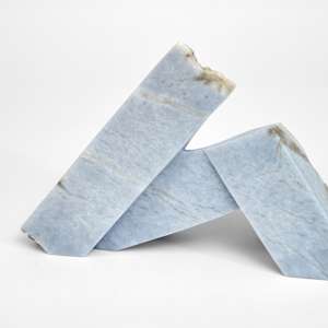 Working Things Out (Blue Alabaster Graphic Figure) by Robin Antar, Image 2.