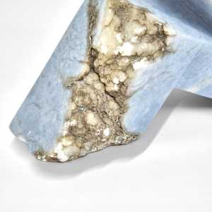 Working Things Out (Blue Alabaster Graphic Figure) by Robin Antar, Image 5.