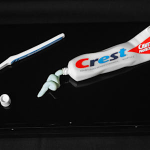 MARBLE SCULPTURE WHITE TEETH, FRESH BREATH by Robin Antar, Image 2.