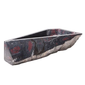 BLACK / RED MARBLE CENTERPIECE by Robin Antar 