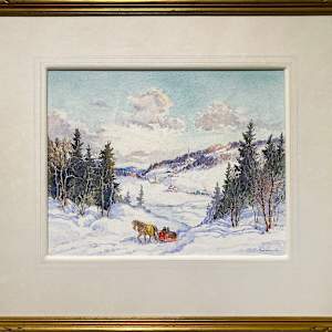 Sainte-Adèle P. Que. by Paul Caron (1874-1941)