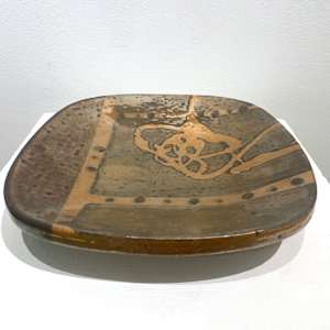 Plate with Legs by Wayne Ngan (1941 - 2020)