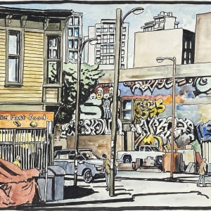 Graffiti and Tents in the Downtown Eastside by Michael Kluckner 