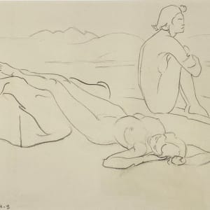 Maidens on the Beach by Charles H. Scott (1886-1964) 