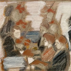 Orchestra by Lillian FREIMAN ( 1908-1986) 