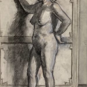 Untitled ( Standing Nude) by Llewellyn Petley-Jones (1908-1986) 