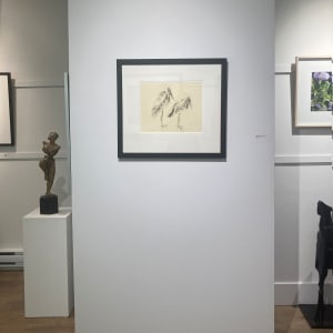 Two Marabou Storks by Alistair Bell (1913-1997) 