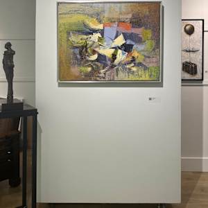 Jeux de Rubans by Leon Bellefleur (1910-2007) 