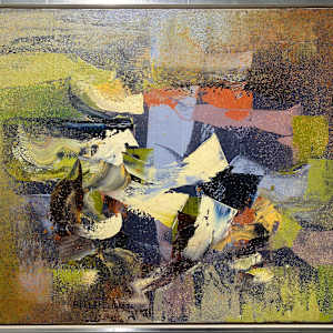 Jeux de Rubans by Leon Bellefleur (1910-2007)