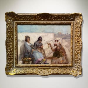 Offering a Necklace by Frank Brangwyn (1867 - 1956) 
