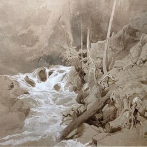 Untitled, Rapids by Carl Maria Nicolaus Hummel (1821-1907) 
