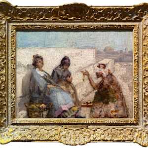 Offering a Necklace by Frank Brangwyn (1867 - 1956)