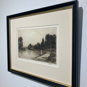 10008 - On the Thames by John Fullwood (1854-1931) 