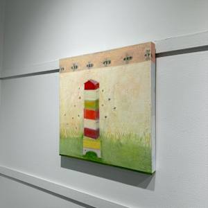 Honey Bee Towers by Marie H Becker 