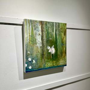 White Spirit Moose by Marie H Becker 