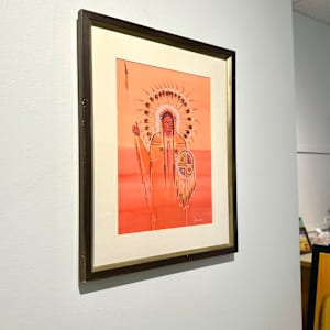 No More Warrior by Alex Janvier (1935 - 2024), Image 3.
