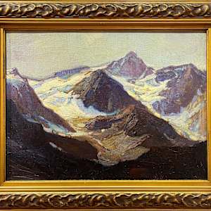 Castle Mountain by Leonard Richmond (1889-1965)