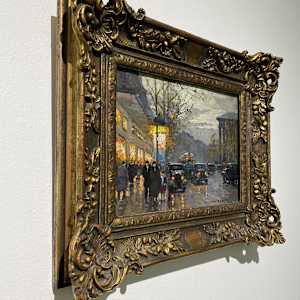 Paris Street by Edouard Léon Cortès (1882–1969) 