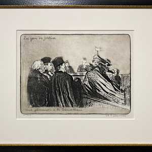 A Peroration in the Style of Demosthenes by Honore Daumier (1808- 1879)