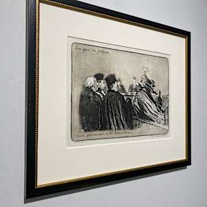 A Peroration in the Style of Demosthenes by Honore Daumier (1808- 1879) 