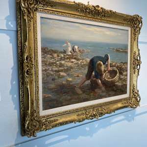 Gathering Mussels by William Marshall Brown (1863-1936) 
