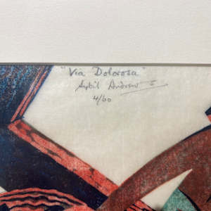 Via Dolorosa by Sybil Andrews (1898 - 1992) 