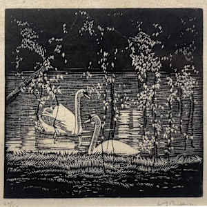 Swans by Walter J. Phillips (1884-1963) 