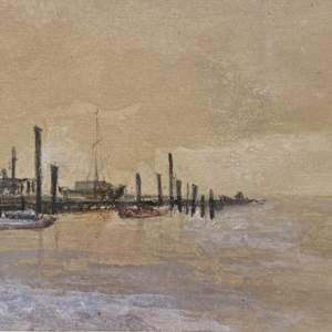 Untitled, Victoria Customs House by Attributed to Emily Carr 