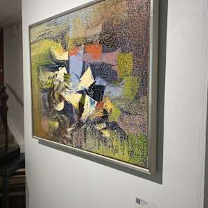 Jeux de Rubans by Leon Bellefleur (1910-2007) 
