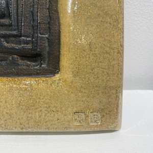 Square Plate by Wayne Ngan (1941 - 2020) 
